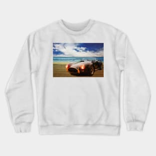 Shelby Cobra On The Beach Crewneck Sweatshirt